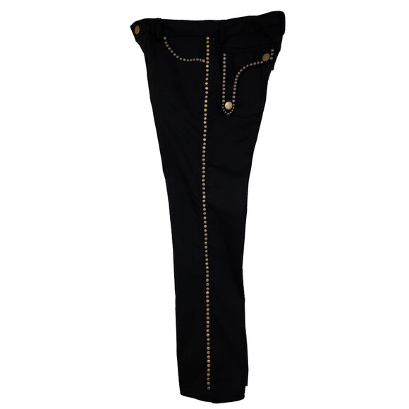 One Way to Rock Embellished Men's Black Pants - Picture 4 of 8